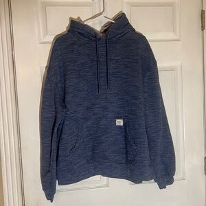 Eddie Bauer Blue Sweatshirt Cozy Fleece Hoodie